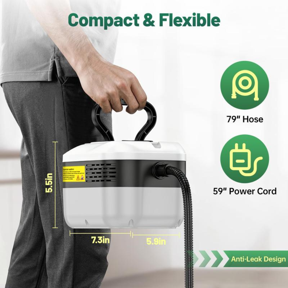 Handheld Portable Steam Cleaner with 9pcs Accessories
