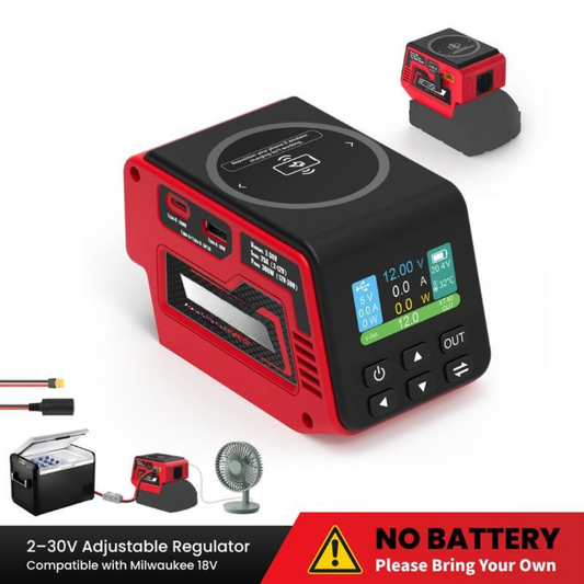 30V DC Voltage Regulator with 18V Battery