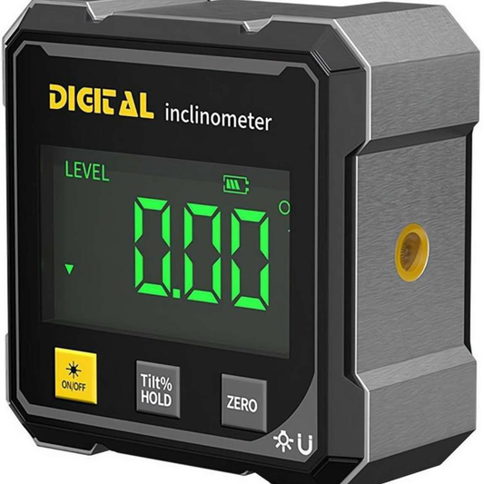 Magnetic Digital Angle Finder with Dual Laser Guide