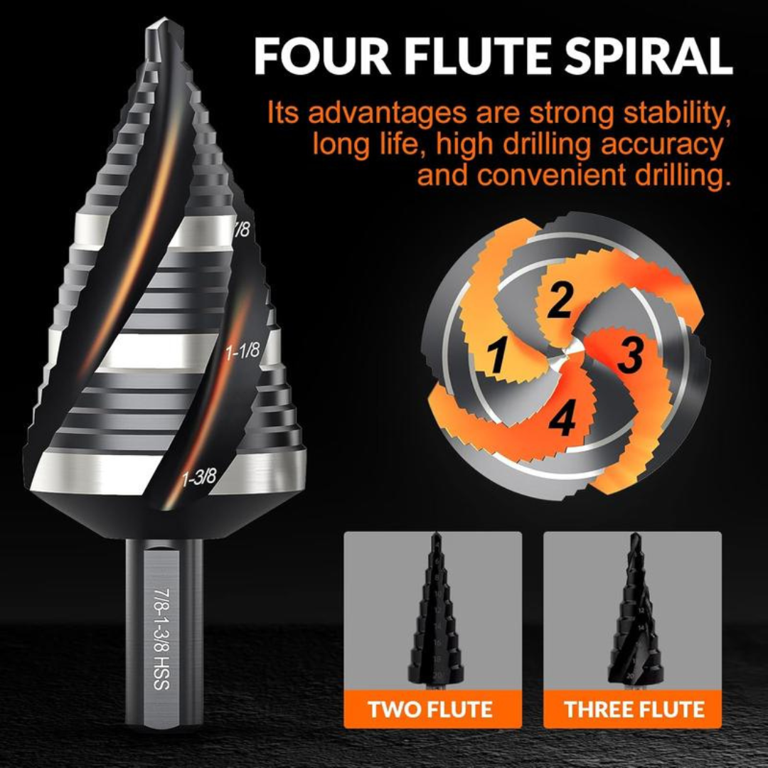 10-Piece Drill Bit Set & Countersink Bits