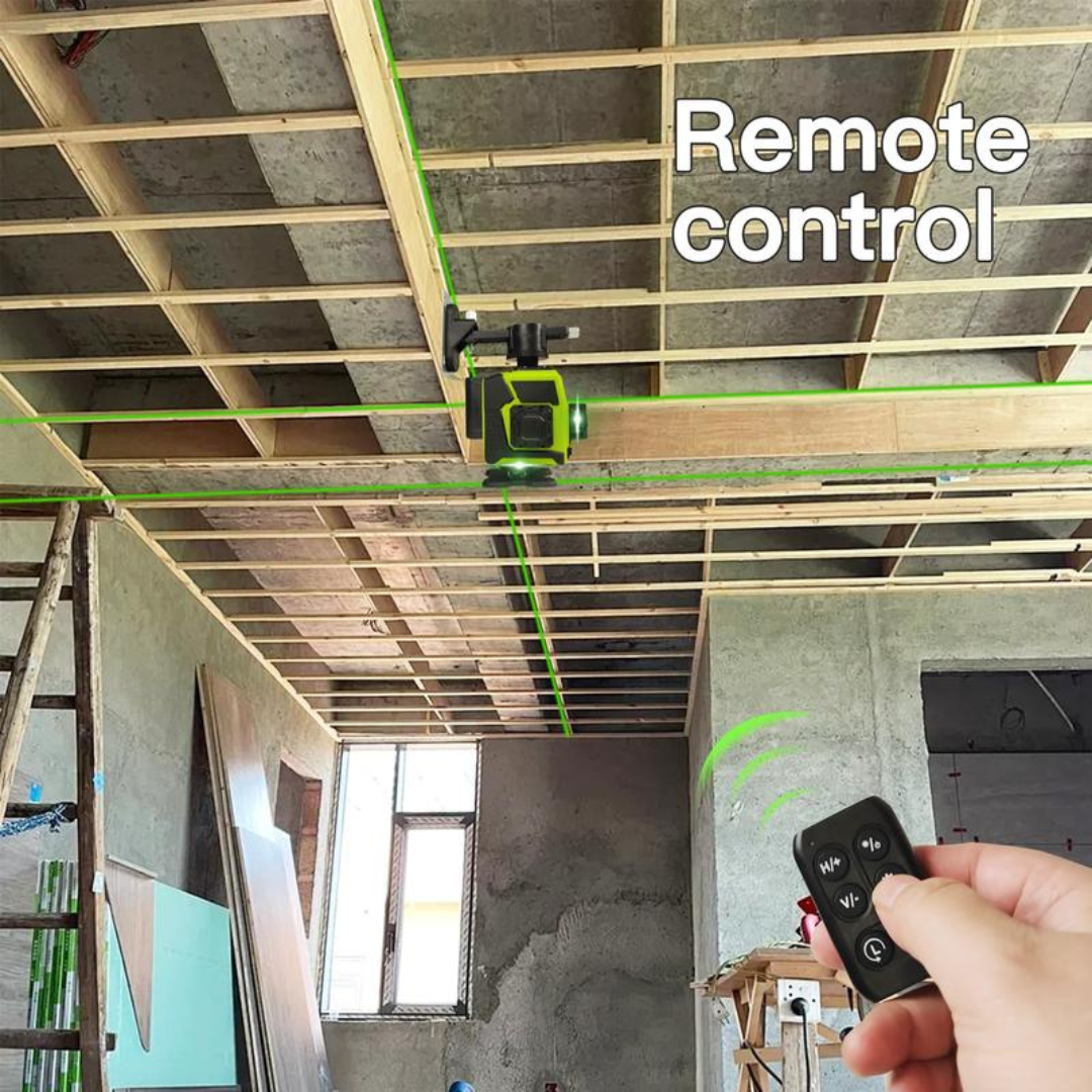 Remote-Control Green Laser Level