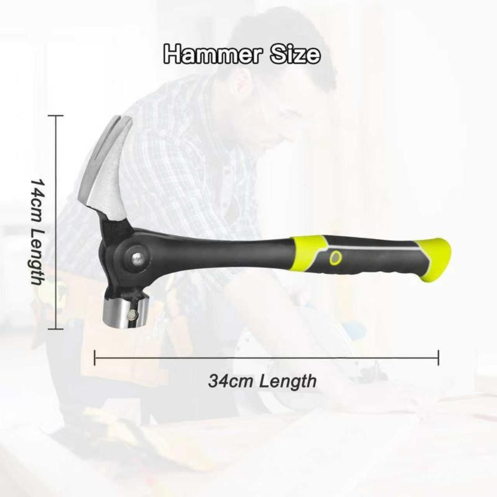 16oz Claw Hammer with Magnetic Nail Starter