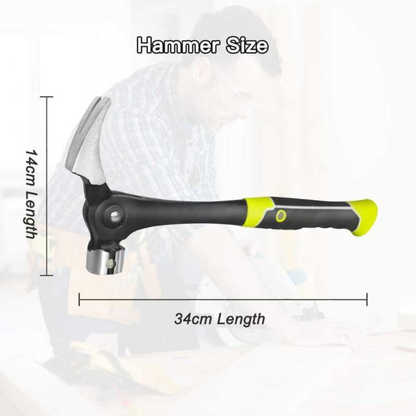 16oz Claw Hammer with Magnetic Nail Starter