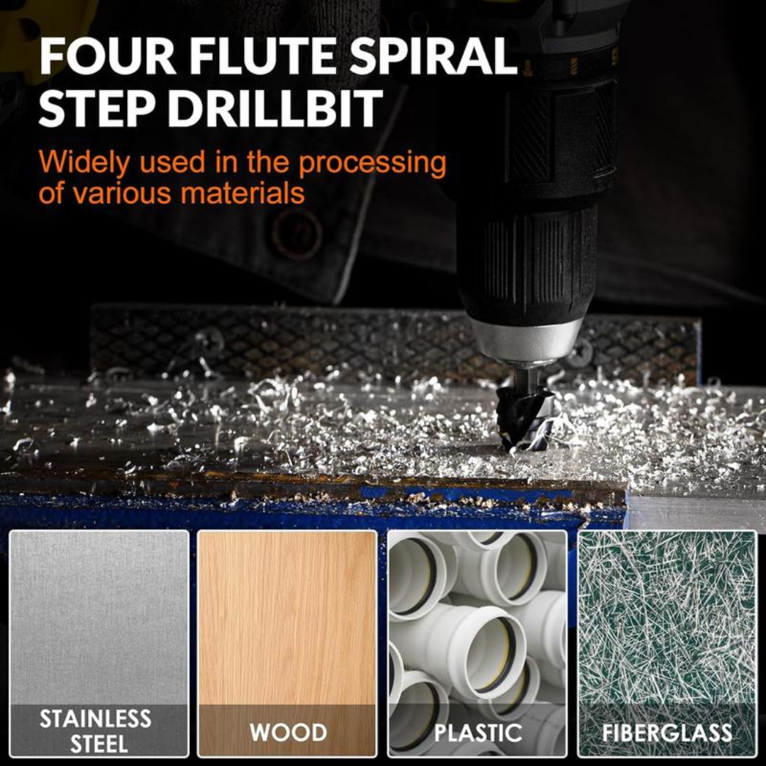 10-Piece Drill Bit Set & Countersink Bits