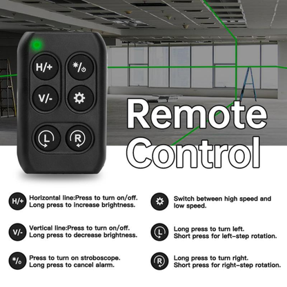 Remote-Control Green Laser Level