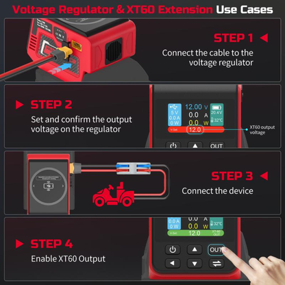 30V DC Voltage Regulator with 18V Battery
