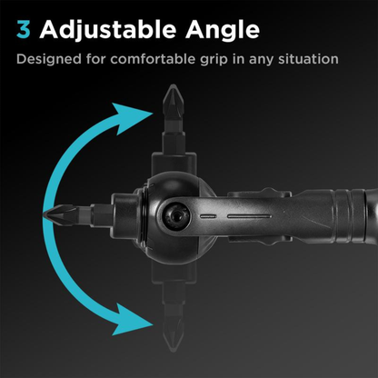 40-in-1 Ratchet Screwdriver Tool Kit with 180° Ball-Joint Handle