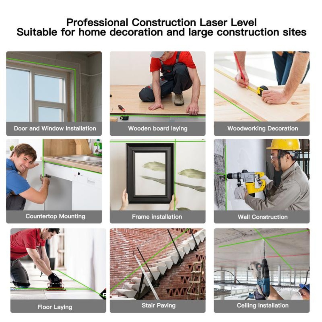 Remote-Control Green Laser Level
