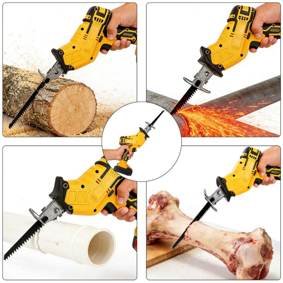 Cordless Reciprocating Saw with 2 Batteries & Charger