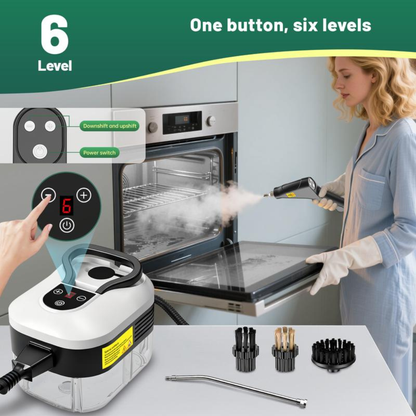 Handheld Portable Steam Cleaner with 9pcs Accessories