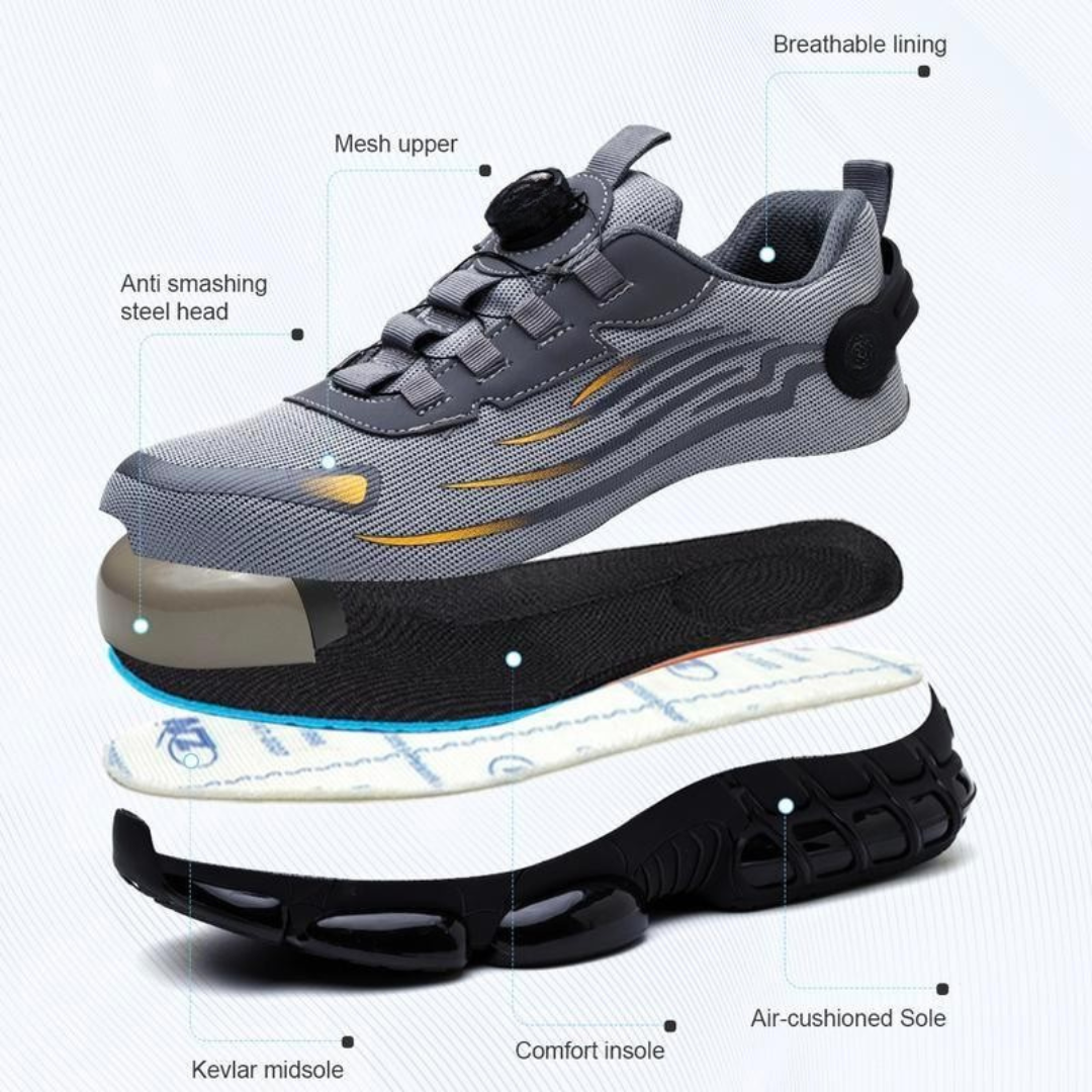 Steel Toe Safety Puncture And Smash Proof Shoes