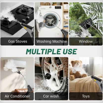 Handheld Portable Steam Cleaner with 9pcs Accessories