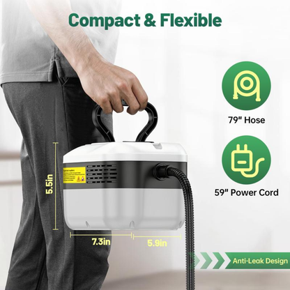 Handheld Portable Steam Cleaner with 9pcs Accessories