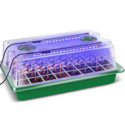 160-Cell Seedling Starter Tray with Grow LED Lights